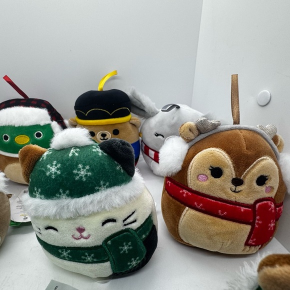 Squishmallows 4" Mini Plush Christmas Tree Ornaments 10pk Official Kellytoy - Picture 13 of 16
